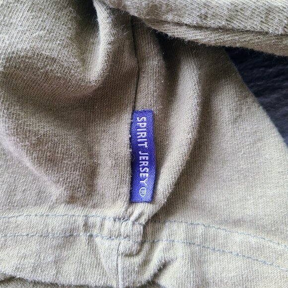 Disneyland Disney Parks Khaki Green Spirit Jersey Long Sleeve Tee Size Medium - Picture 3 of 6